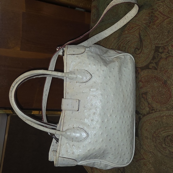 Vintage Dooney&Bourke Ostrich Embossed Crossbody $398 Retail - Picture 4 of 16